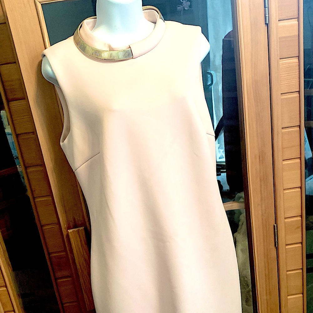 Calvin Klein Baby Pink Shell Dress size 12